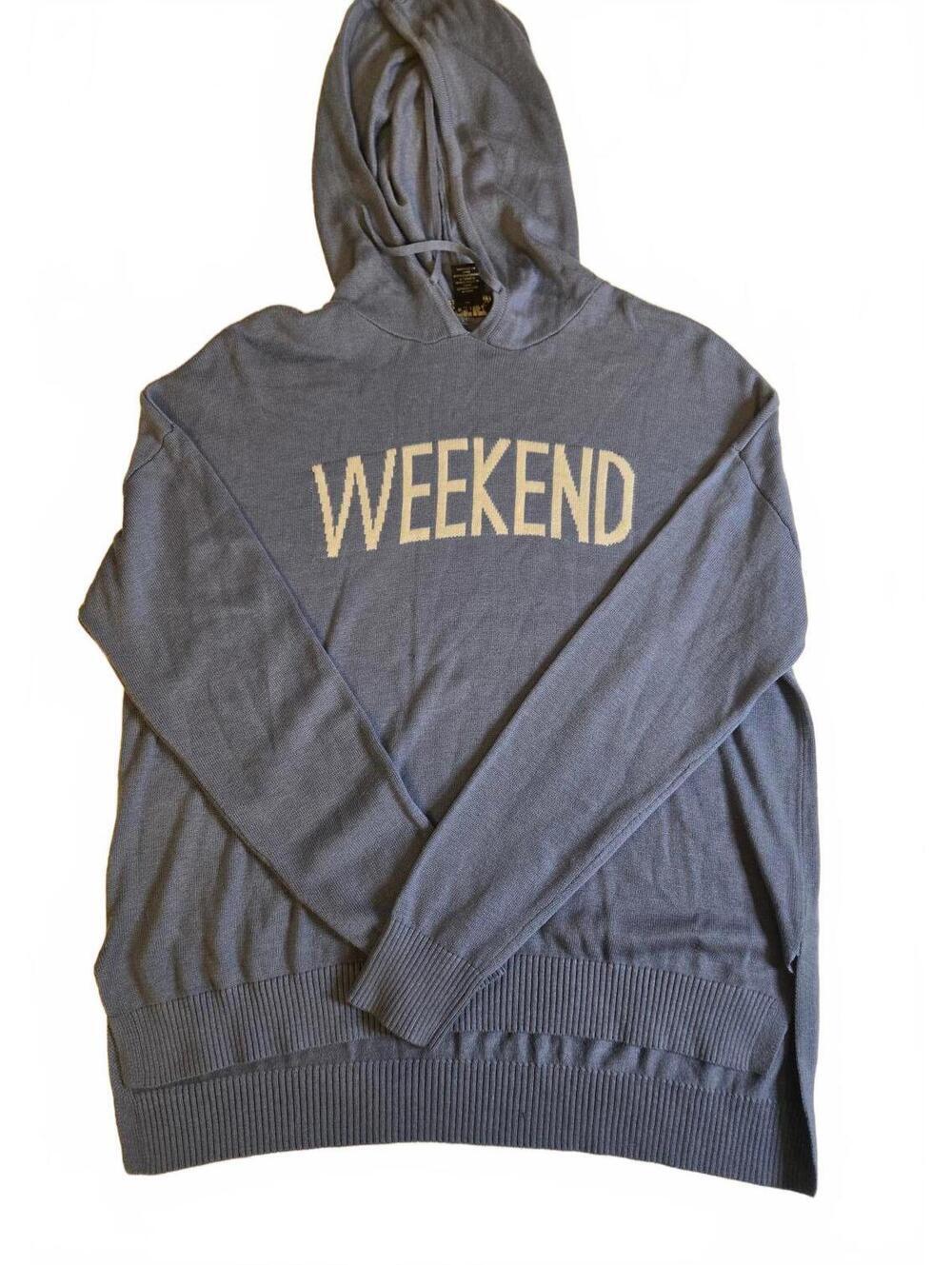 Rachel Zoe Weekend Hooded Sweater Hoodie Medium